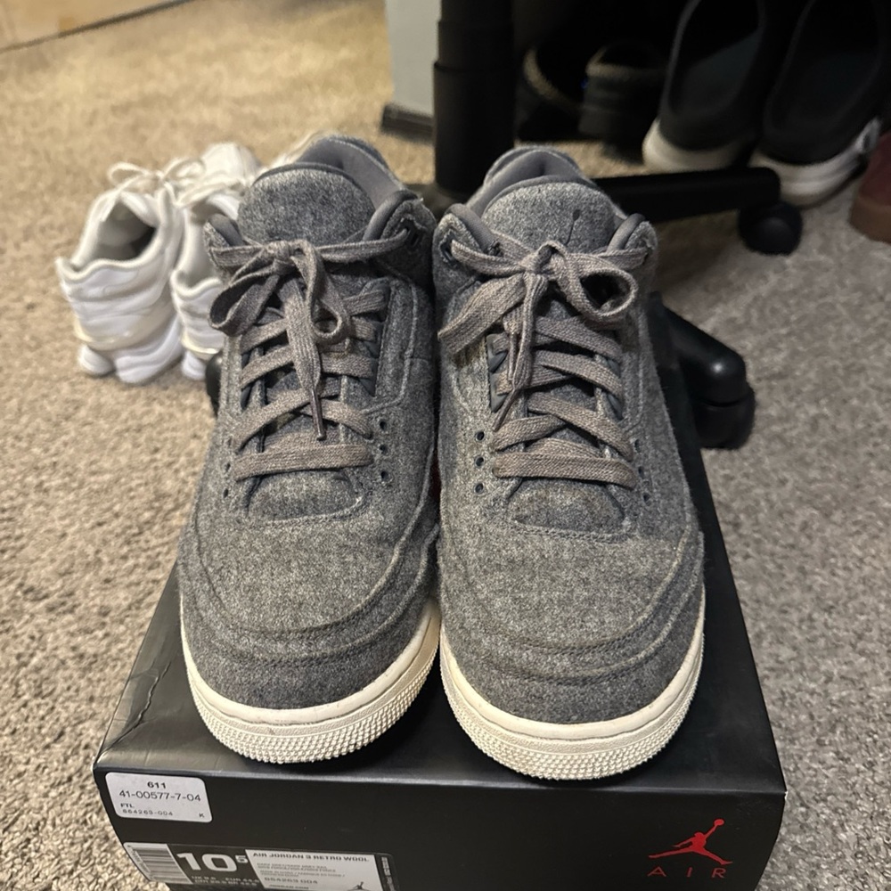 Wool Grey 3s